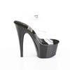Pleaser - ADORE708TIP02 Ankle strap sandal, Pole dance shoes - Black/Transparent Product image
